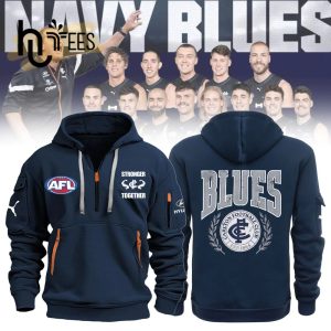 Carlton Blues New 2024 AFL Navy Hoodie, Jogger, Cap