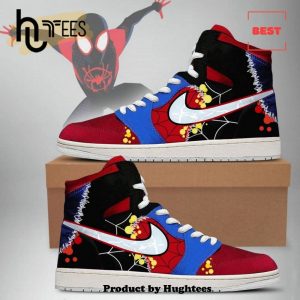 Spiderman Miles Morales Air Jordan 1 High Top Shoes