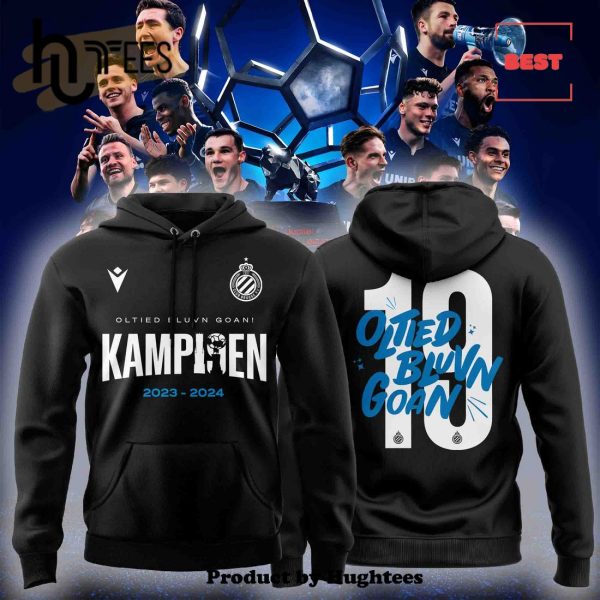 Club Brugge KV Black Champions Hoodie, Jogger, Cap