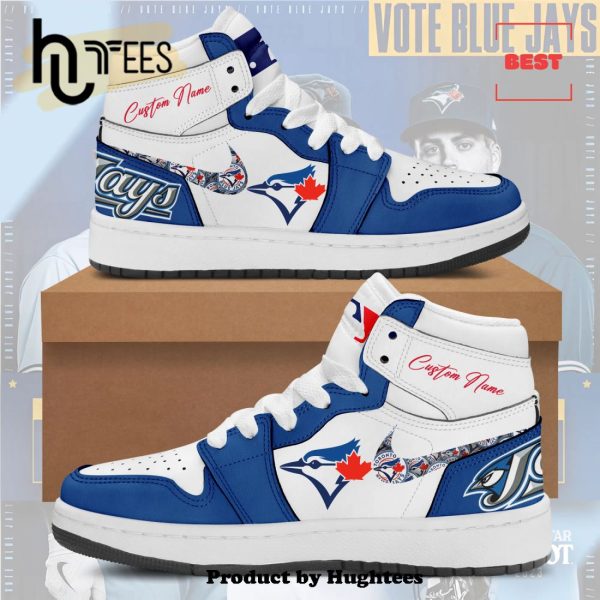 Custom MLB Toronto Blue Jays Luxury Air Jordan 1 Hightop