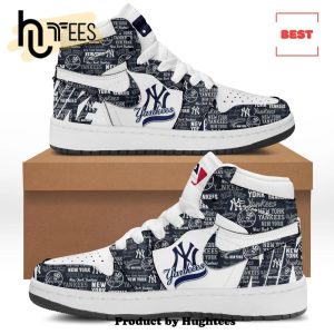 Luxury NY Yankees Air Jordan 1 Hightop shoes