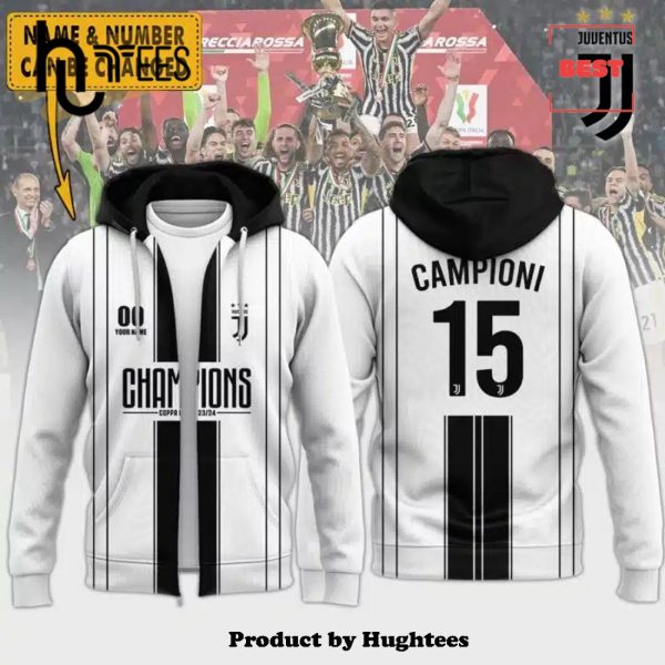 Luxury Juventus Champions Coppa Personalized Italia Frecciarossa Hoodie