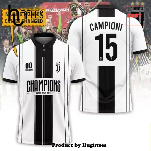 Luxury Juventus Champions Coppa Personalized Italia Frecciarossa Polo