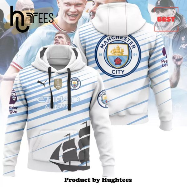 Personalized Manchester City Champions Premier League White Hoodie