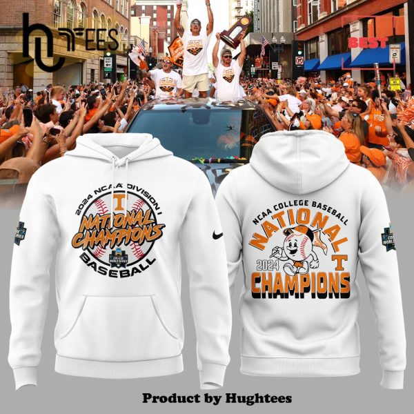 2024 Tennessee Volunteers 2024 Champions White Hoodie, Jogger, Cap