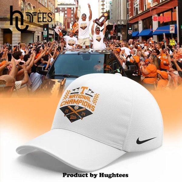 2024 Tennessee Volunteers 2024 Champions White Hoodie, Jogger, Cap