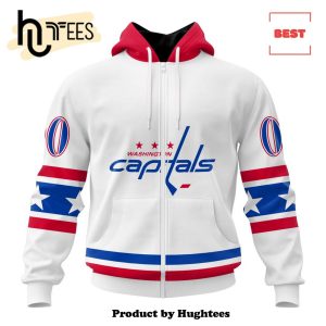 Washington Capitals Special Whiteout Hoodie 3D