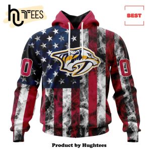 Nashville Predators NHL For Independence Day The Fourth Of July Hoodie 3D