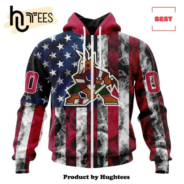 Arizona Coyotes NHL For Independence Day The Fourth Of July Hoodie 3D