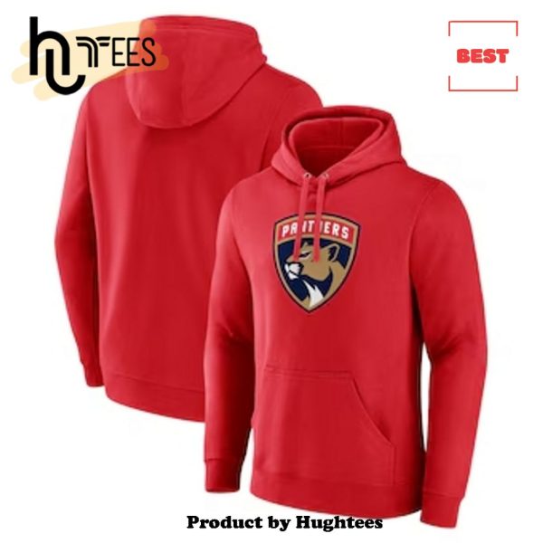 Florida Panthers Fanatics Red Primary Team Logo Pullover Hoodie