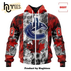 NHL Vancouver Canucks Special Design For Canada Day Hoodie 3D