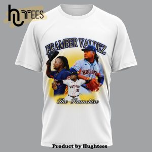 Framber Valdez MLB Houston Astros White T-Shirt, Cap