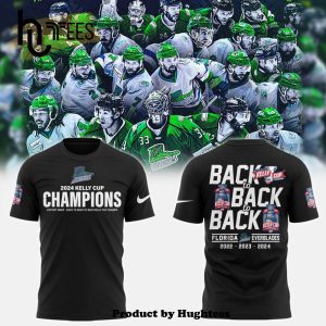 Florida Everblades Kelly Champions Black T-Shirt, Jogger, Cap