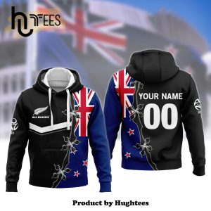 Custom New Zealand Women All Blacks Rugby Union Hoodie