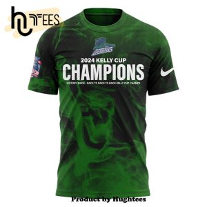 Special Florida Everblades Champions Green T-Shirt, Jogger, Cap