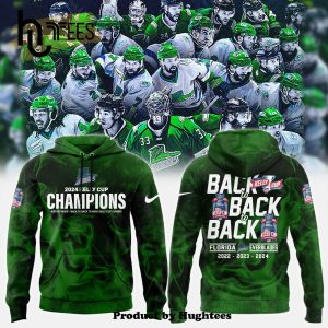 Special Florida Everblades Champions Green Hoodie, Jogger, Cap