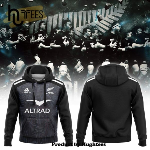 Maori All Blacks Rugby Union 2024 25 Home Jersey Hoodie