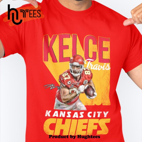 Travis Kelce Kansas City Chiefs Signatures Classic T-Shirt